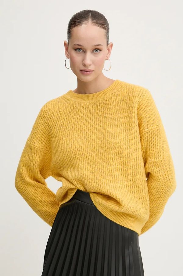 Superdry Pulover s dodatkom vune Superdry za žene, boja: žuta, W6110579A-B1Z