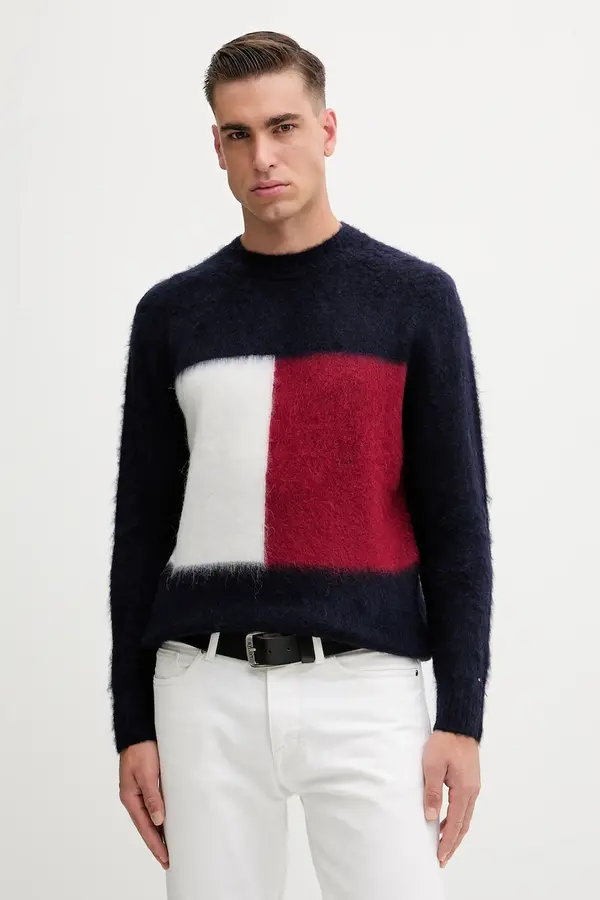 Tommy Hilfiger Pulover s dodatkom vune Tommy Hilfiger