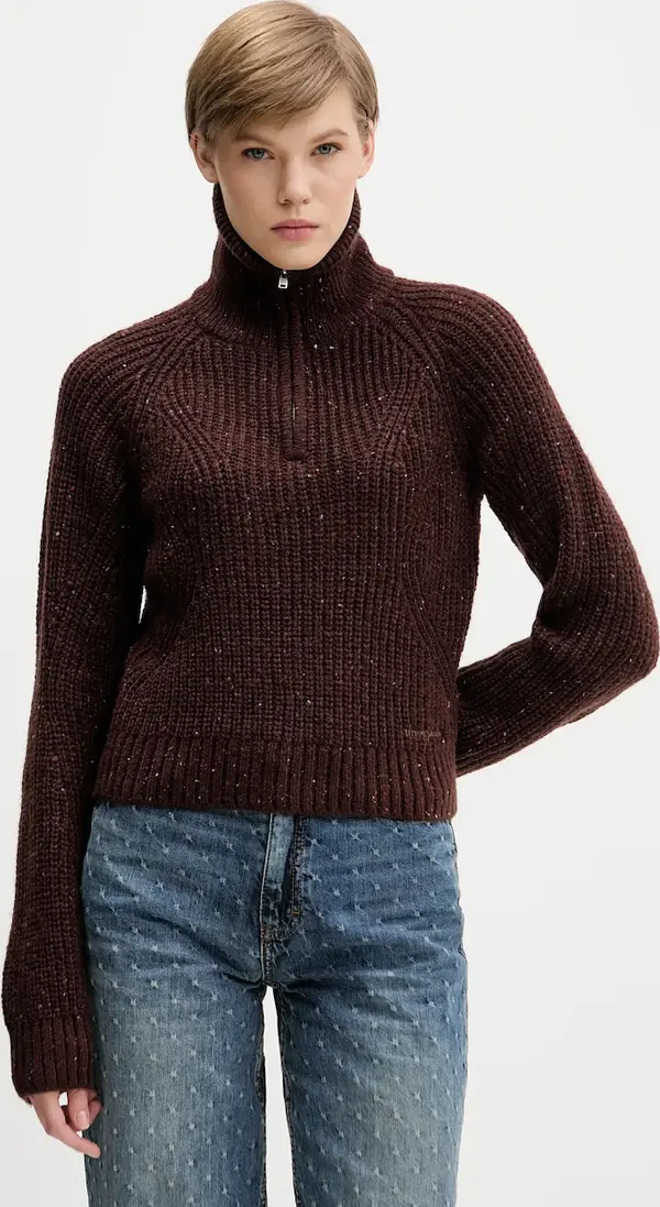 Tommy Jeans Pulover s dodatkom vune Tommy Jeans