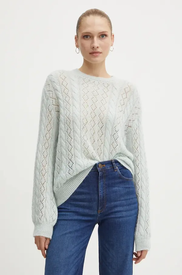 Twinset Pulover s dodatkom vune Twinset