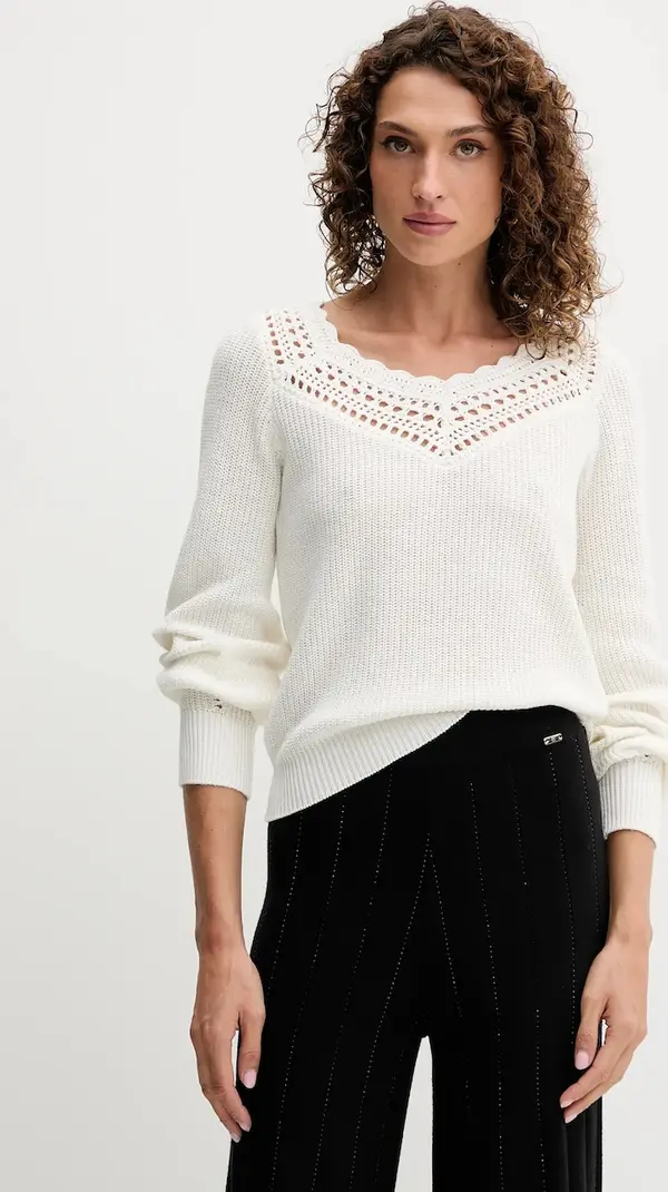 Twinset Pulover s dodatkom vune Twinset