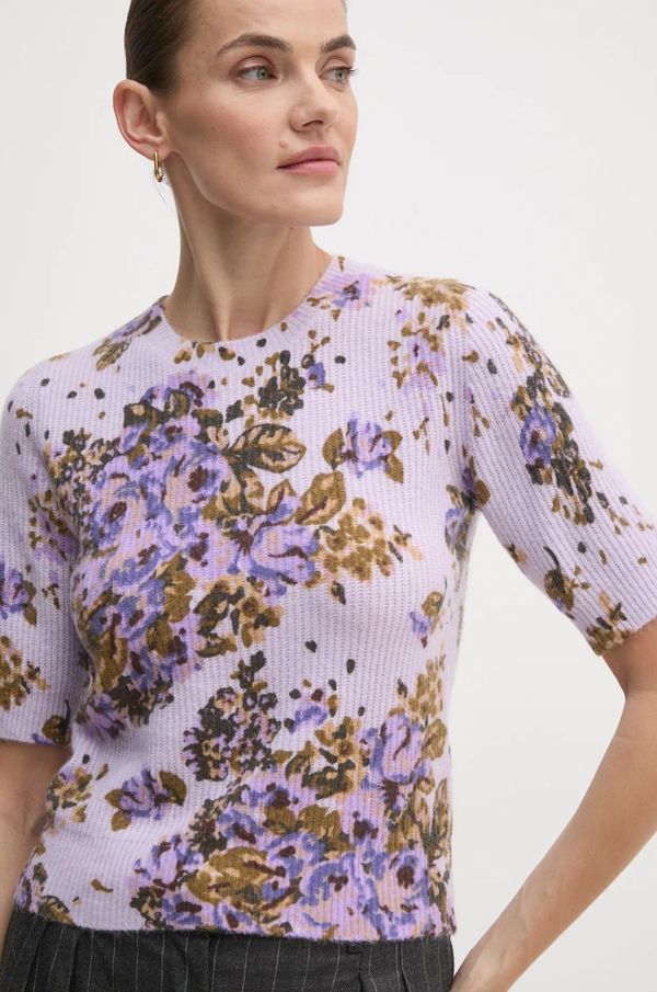 United Colors of Benetton Pulover s dodatkom vune United Colors of Benetton za žene, boja: ljubičasta, lagani, 1HCLD10BQ