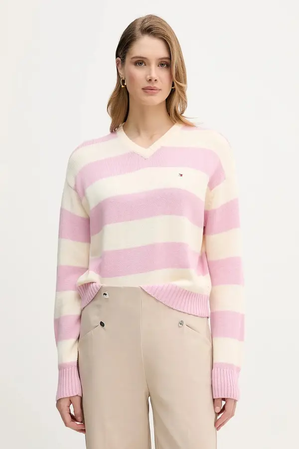 Tommy Hilfiger Pulover s primjesom kašmira Tommy Hilfiger