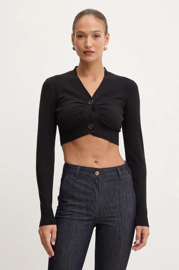 Silvian Heach Pulover Silvian Heach HELIMO za žene, boja: crna, lagani, GPA24331CD