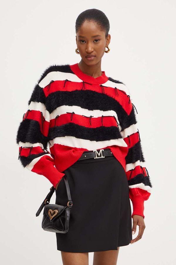 Silvian Heach Pulover Silvian Heach NITIA za žene, boja: crvena, lagani, GPA24077MA