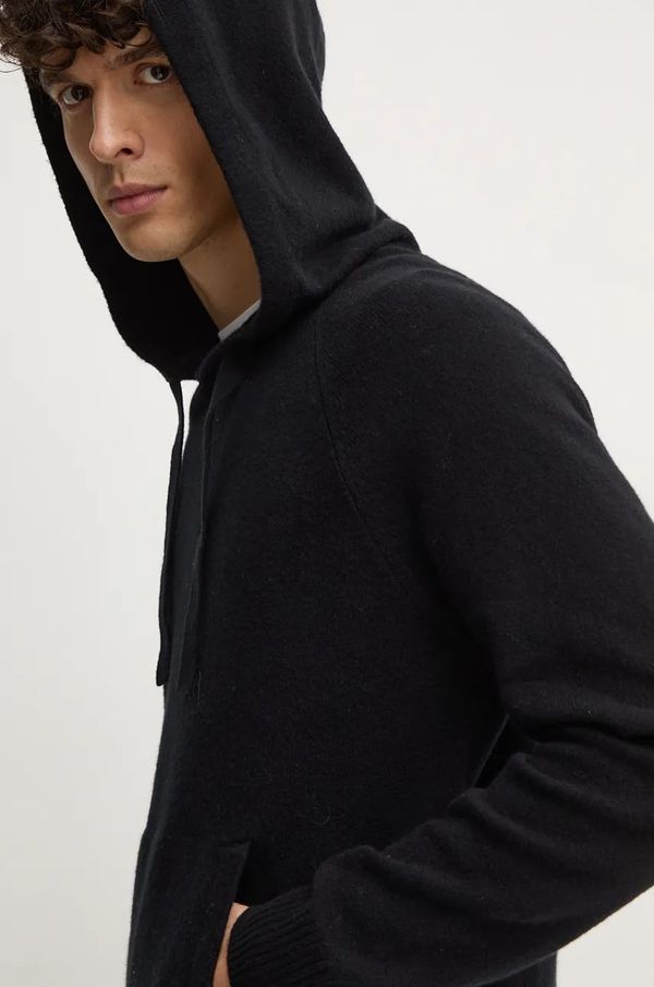 Sisley Pulover Sisley za muškarce, boja: crna, 1QPSS200Q