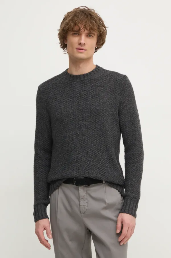 Sisley Pulover Sisley za muškarce, boja: siva, 1176S104D