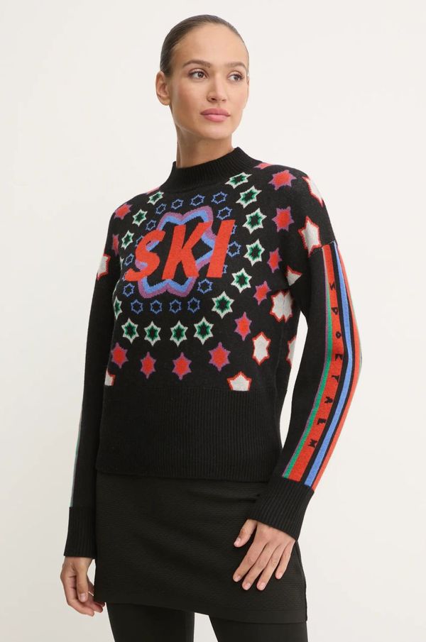 Sportalm Pulover Sportalm Rio de Janeiro za žene, boja: crna, topli, s poludolčevitom, 1824505732