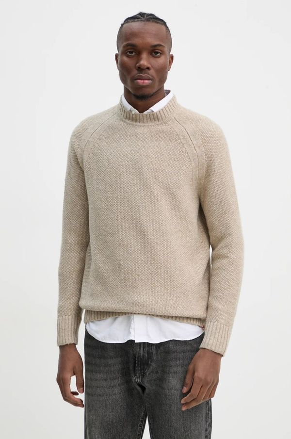 Superdry Pulover Superdry za muškarce, boja: bež, M6110634A-2WI