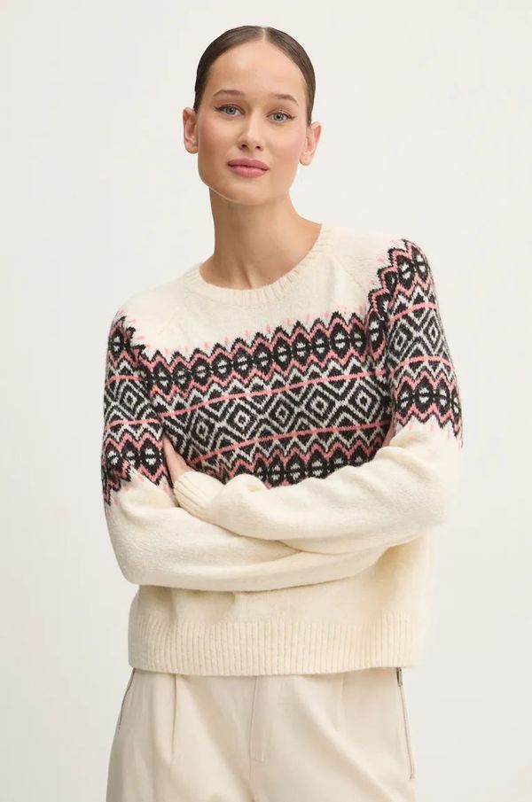 Superdry Pulover Superdry za žene, boja: bež, W6110562A-B8C