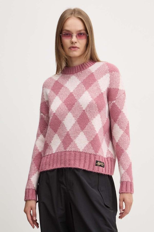Superdry Pulover Superdry za žene, boja: ružičasta, W6110574A-2YX