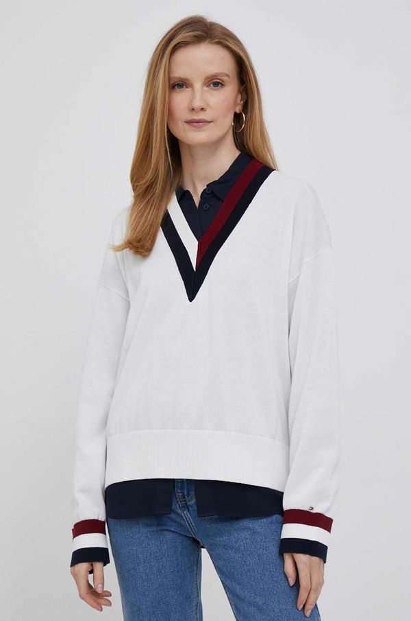 Tommy Hilfiger Pulover Tommy Hilfiger za žene, boja: bež, lagani