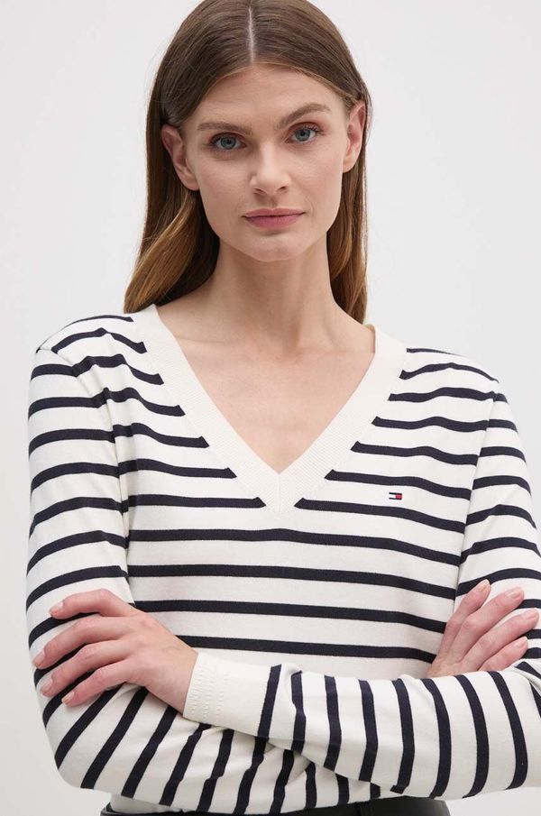 Tommy Hilfiger Pulover Tommy Hilfiger za žene, lagani, WW0WW40098