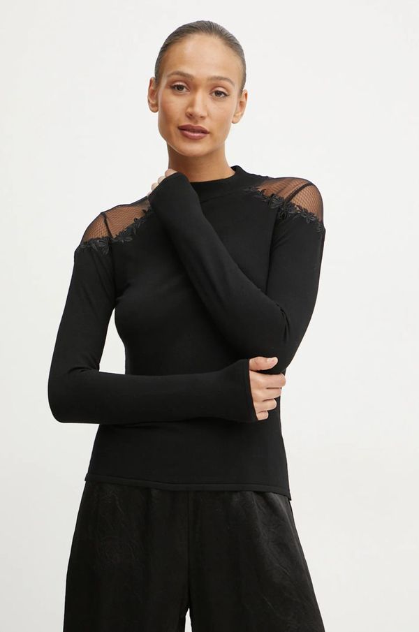 Twinset Pulover Twinset za žene, boja: crna, 242LL3DAA