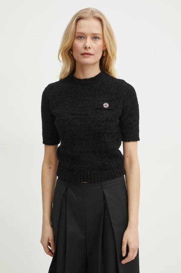 Twinset Pulover Twinset za žene, boja: crna, 251TP3440