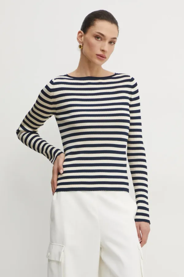 Twinset Pulover Twinset za žene, boja: tamno plava, lagani, 251TP3471