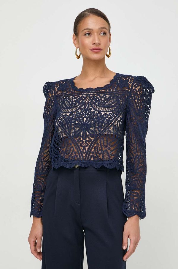 Twinset Pulover Twinset za žene, boja: tamno plava, lagani