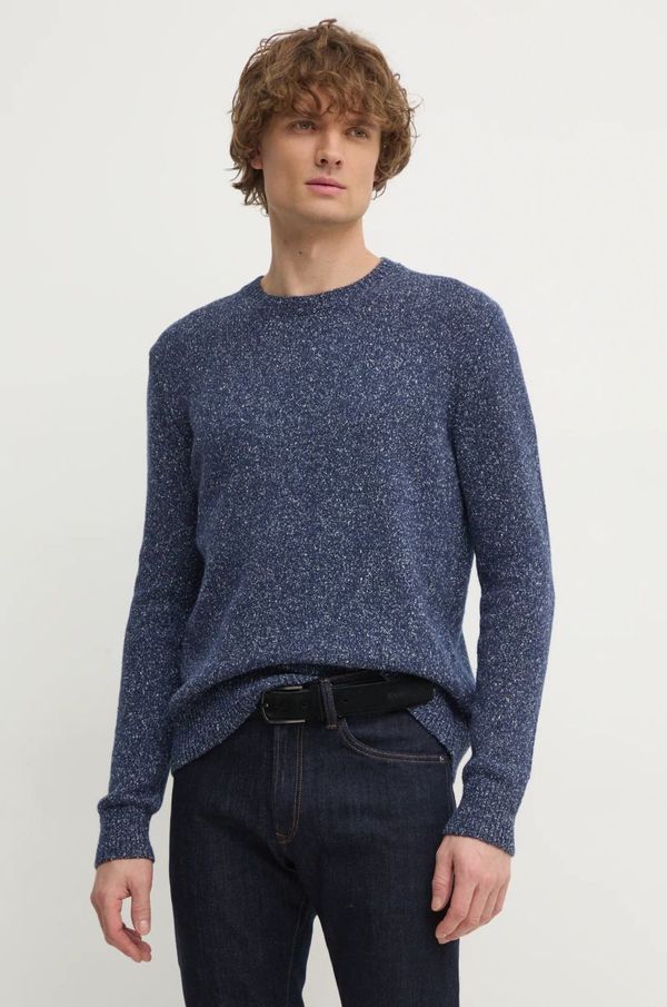 United Colors of Benetton Pulover United Colors of Benetton za muškarce, boja: tamno plava, 1VZBU109G