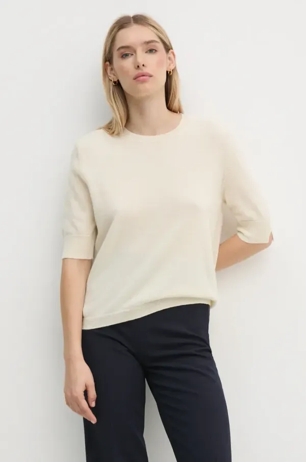 United Colors of Benetton Pulover United Colors of Benetton za žene, boja: bež, lagani, 1002D10D2