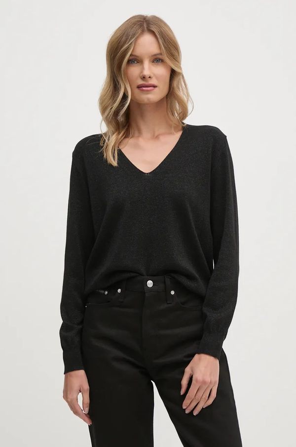 United Colors of Benetton Pulover United Colors of Benetton za žene, boja: crna, lagani, 1194D401U