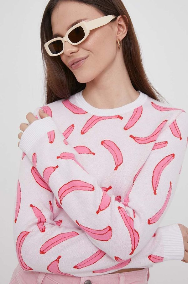 United Colors of Benetton Pulover United Colors of Benetton za žene, boja: ružičasta, lagani