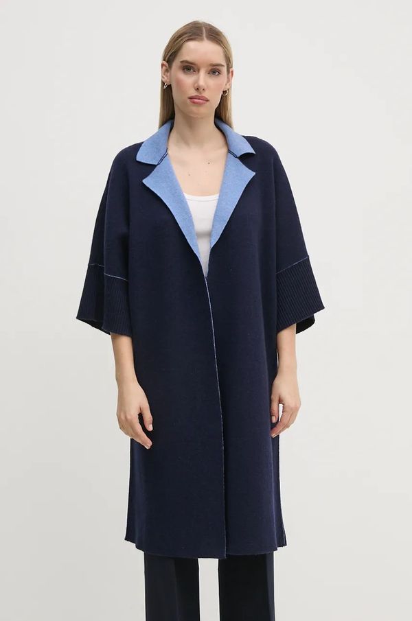 United Colors of Benetton Pulover United Colors of Benetton za žene, boja: tamno plava, lagani, 1144EN00D