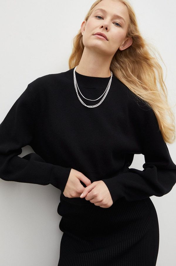 Young Poets Society Pulover Young Poets Society za žene, boja: crna, lagani