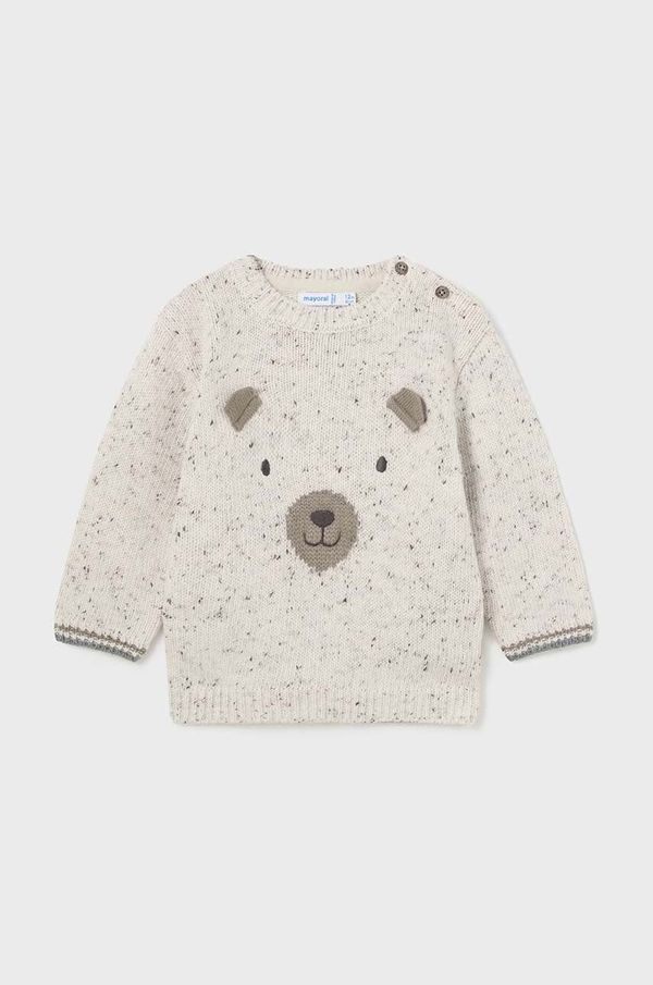 Mayoral Pulover za bebe Mayoral boja: bež, lagani, 2314