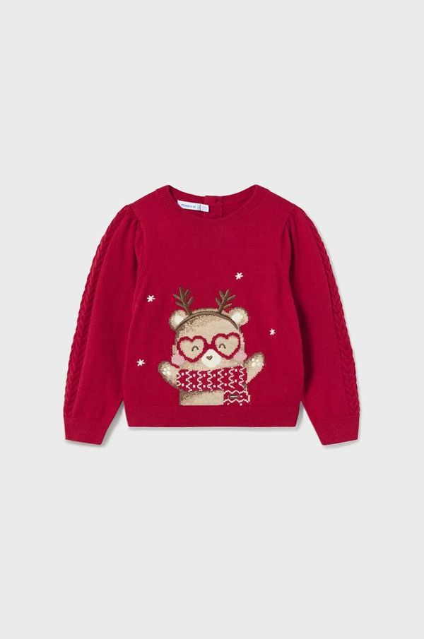 Mayoral Pulover za bebe Mayoral boja: crvena, lagani