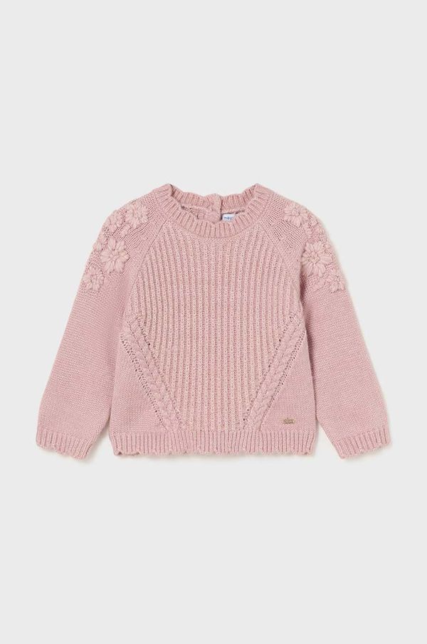 Mayoral Pulover za bebe Mayoral boja: ružičasta, 2324