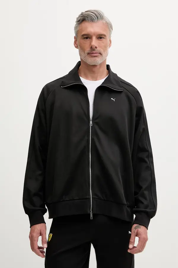 Puma Puma dukserica na zakopčavanje za muškarce s pamukom T7 Track Jacket