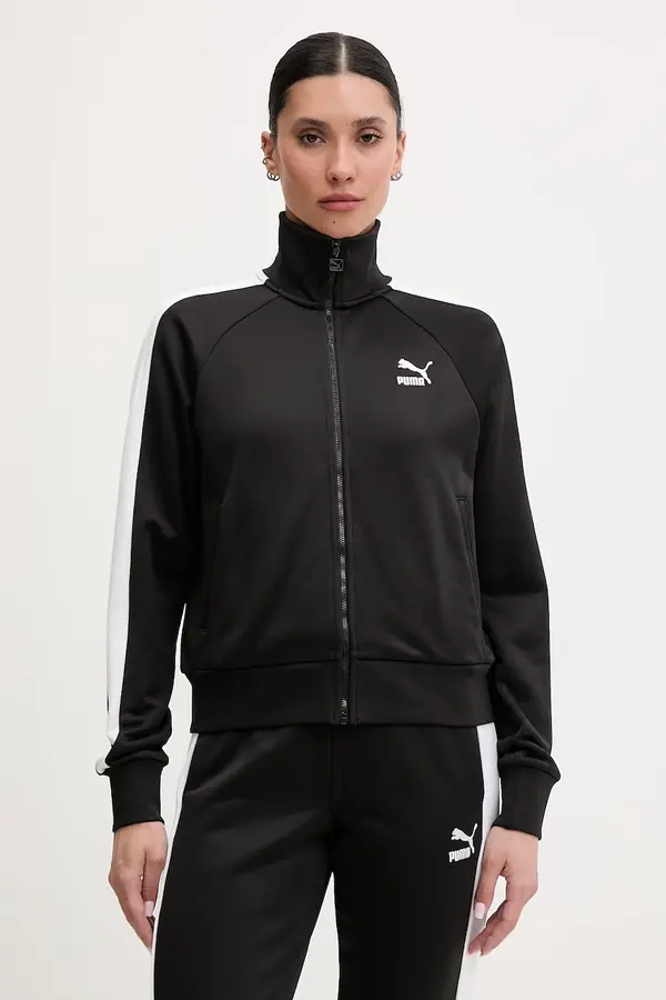 Puma Puma dukserica na zakopčavanje za žene s pamukom Iconic T7 Track Jacket