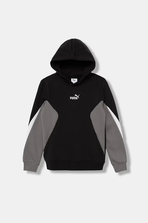 Puma Puma dukserica sa kapuljačom za djecu s pamukom ESS BLOCK Hoodie FL B