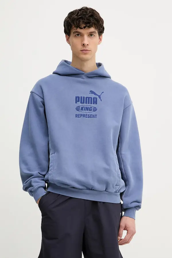 Puma Puma dukserica sa kapuljačom za muškarce od pamuka PUMA x REPRESENT