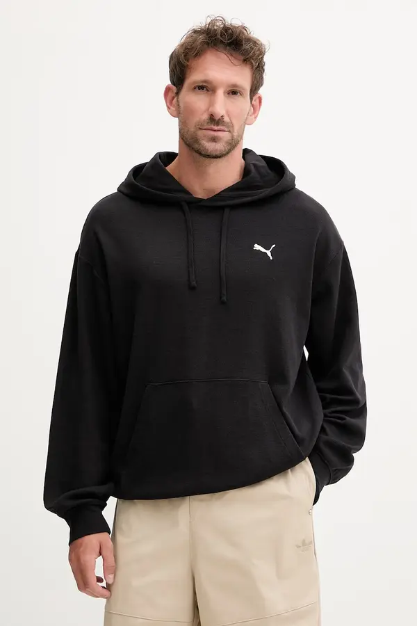 Puma Puma dukserica sa kapuljačom za muškarce s pamukom Essentials Elevated