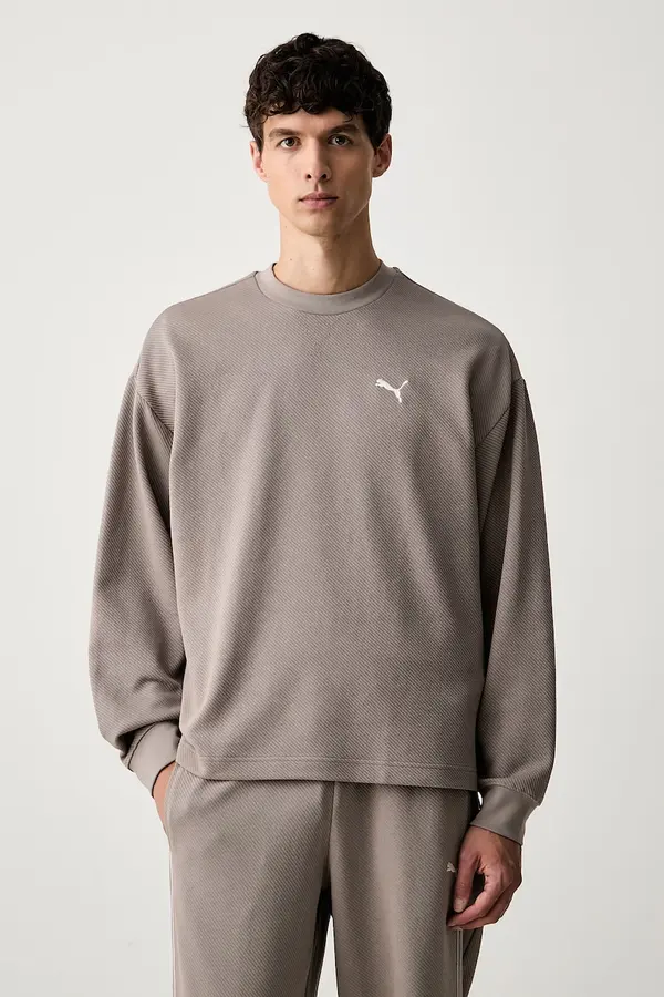 Puma Puma dukserica za muškarce s pamukom Essentials Elevated