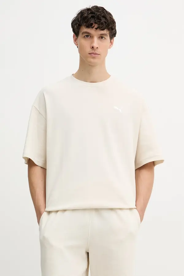 Puma Puma majica za muškarce s pamukom Essential elevated