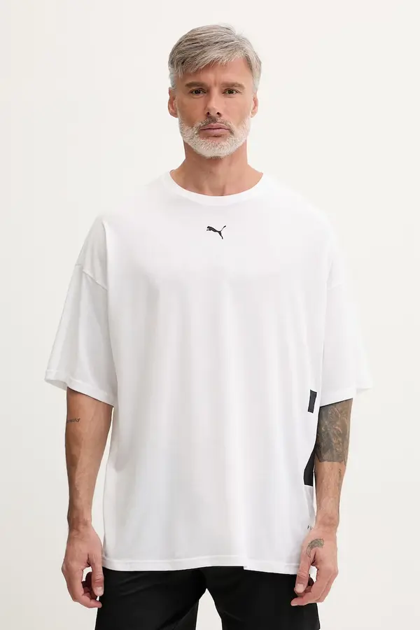 Puma Puma majica za muškarce s pamukom GRAPHIC OVERSIZED
