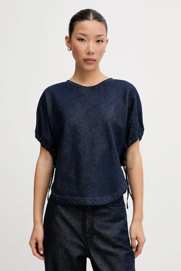 rag & bone rag & bone bluza ženska traper Laura