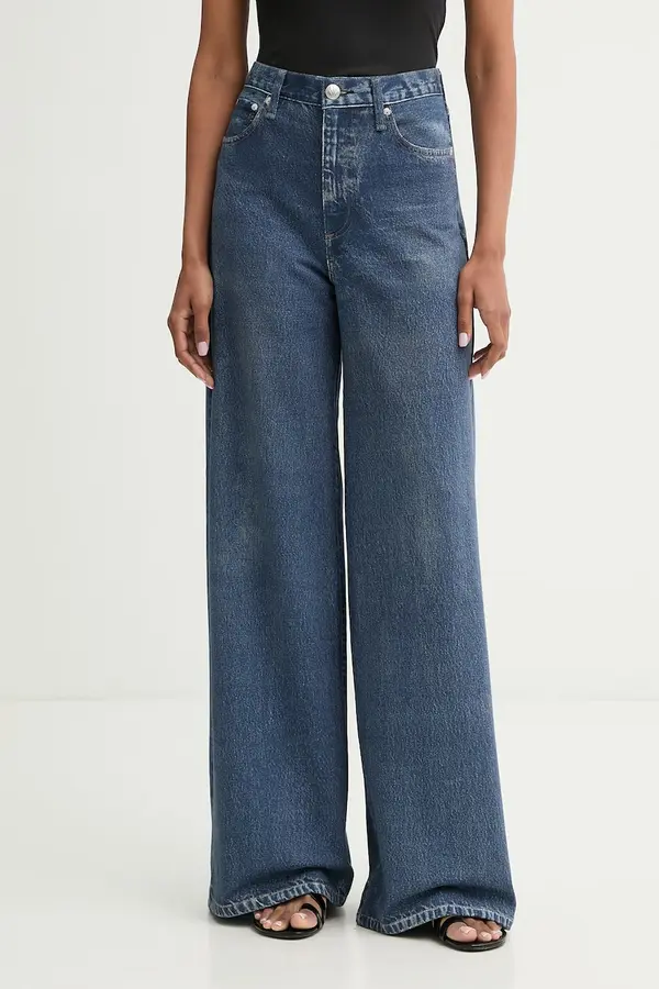 rag & bone rag & bone hlače za žene od pamuka