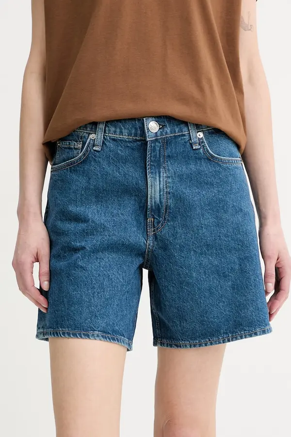 rag & bone Rag & Bone kratke hlače ženske od pamuka Kaia