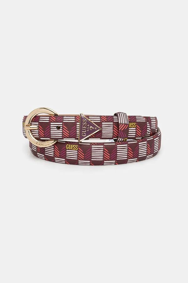 Guess Remen Guess za žene, boja: bordo, BW9178 P4425