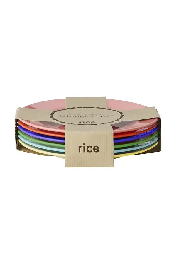 Rice Rice set tanjura 6 x 25 cm