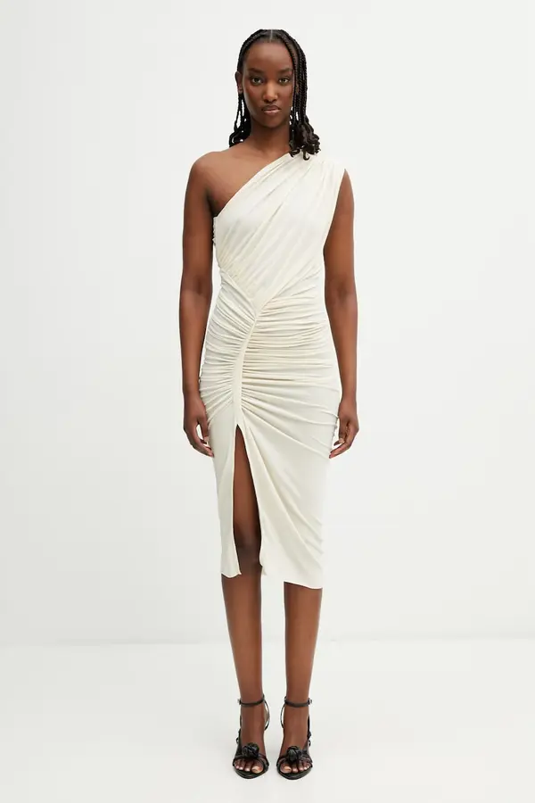 Rick Owens Lilies Rick Owens Lilies asimetrična haljina s viskozom Avra