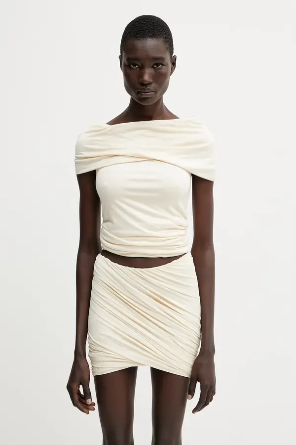 Rick Owens Lilies Rick Owens Lilies bluza s naramenicama za žene od viskoze Lola