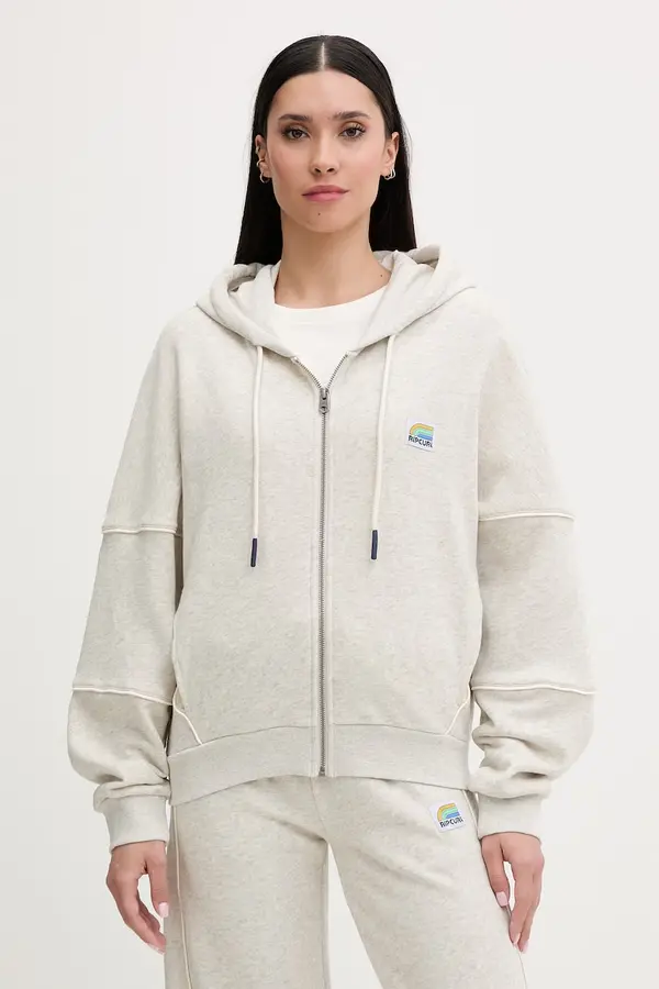 Rip Curl Rip Curl dukserica na zakopčavanje ženska od pamuka SURF SIDE