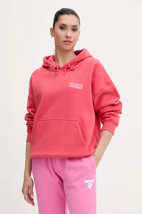Rip Curl Rip Curl dukserica sa kapuljačom ženska s pamukom OCEAN BREAK