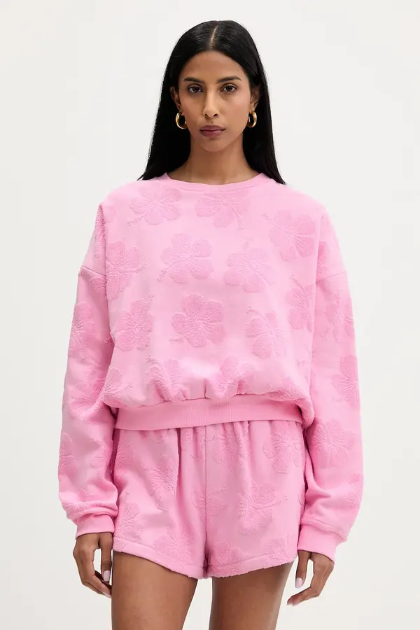 Rip Curl Rip Curl oversize dukserica za žene od pamuka PARADISE TERRY CREW