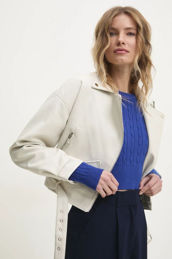 Answear Lab Rokerica Answear Lab za žene, boja: bijela, za prijelazno razdoblje