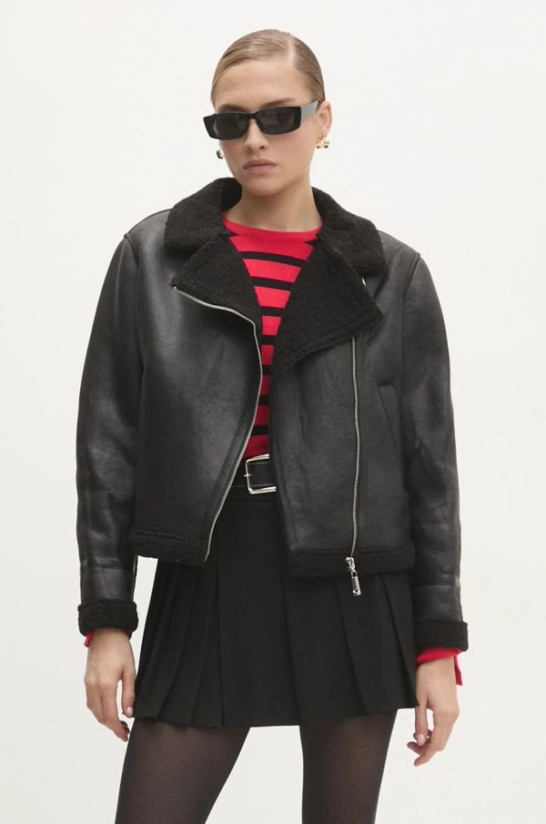 Answear Lab Rokerica Answear Lab za žene, boja: crna, za prijelazno razdoblje